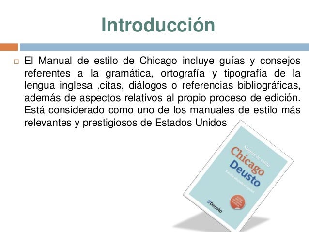 sistema de citas estilo chicago